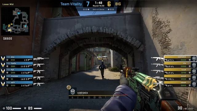 CS:GO POV Demo BIG XANTARES (31/17) vs Vitality (de_inferno) смотреть онлайн