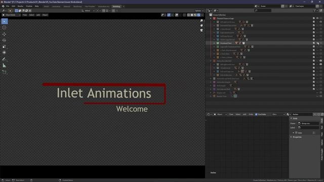 Title Overlays & Lower Thirds for Videos #Blender смотреть онлайн