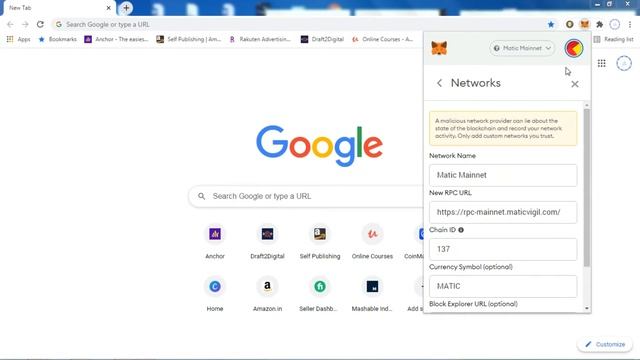 Matic Network | Metamask settings смотреть онлайн