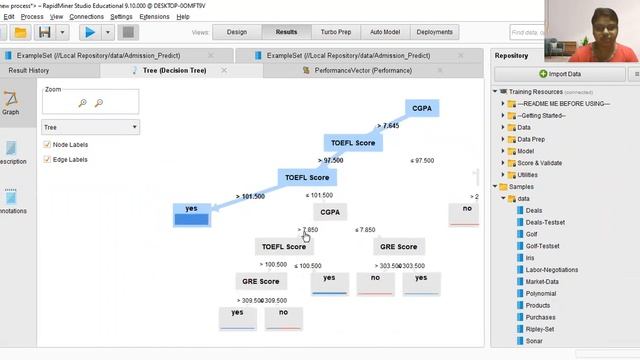 Decision Tree and Logistic Regression using RapidMiner Studio ( Gyanadipta Mohanty 19BCE1224) смотреть онлайн