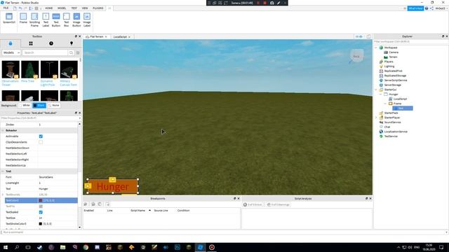 Roblox Studio Как сделать полоску голода? Guide #1 смотреть онлайн