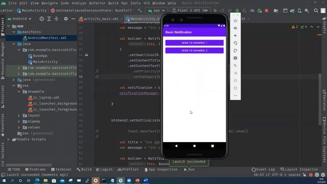 09. Notifikasi Menggunakan Kotlin смотреть онлайн