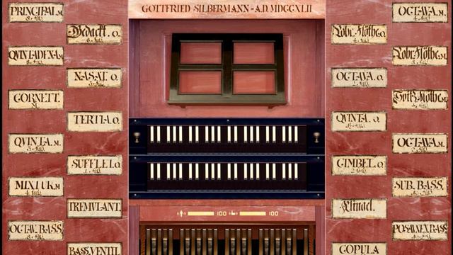 Virtual Silbermann Organ Zöblitz - Nicolaus Bruhns - Praeludium in e minor смотреть онлайн