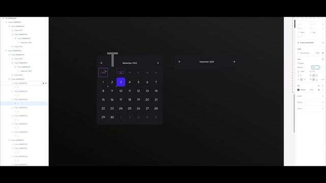 Calendar (Date picker) Design in Figma #4 | UI Challenge by Malewicz смотреть онлайн