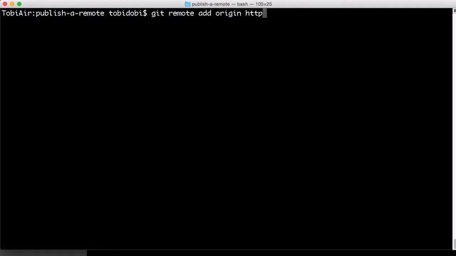Publishing a Local Repository on a Remote [Learn Git Video Course] смотреть онлайн