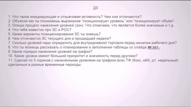 Обучение Форекс. Уровни поддержки и сопротивления. ДЗ. смотреть онлайн