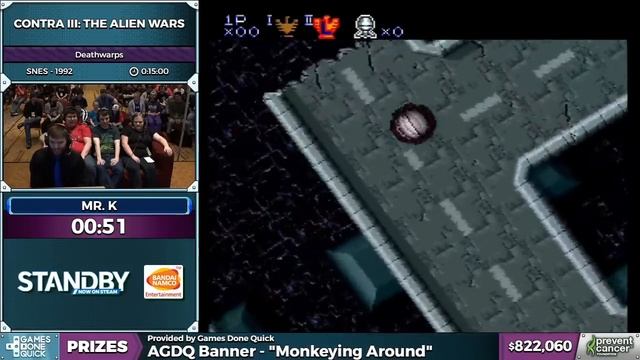 Contra III: The Alien Wars by Mr. K in 6:54 - Awesome Games Done Quick 2017 - Part 147 смотреть онлайн