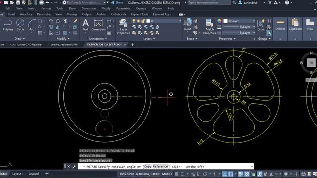50 Exercícios de AutoCAD para Iniciantes - 15/50 [AutoCAD do zero] смотреть онлайн