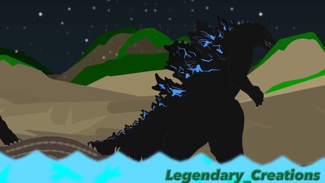Godzilla VS Anguirus - Stick nodes animation смотреть онлайн