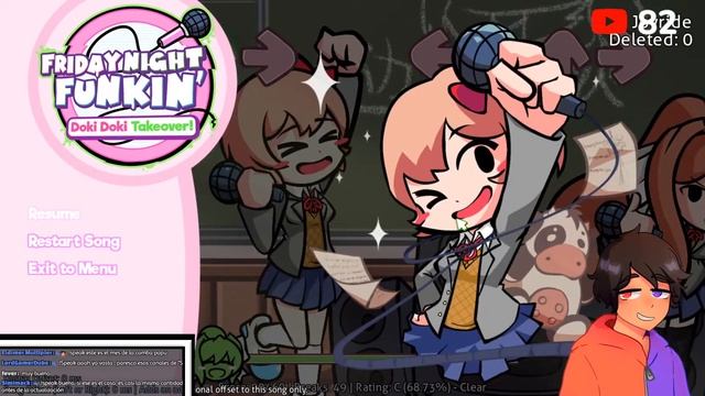 ¡FNF: Doki Doki Takeover Plus YA ESTA AQUÍ! смотреть онлайн
