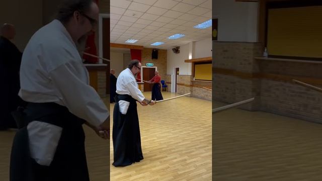 Sundays training, the guys were practicing kobushidori from the tachi uchi no kata set смотреть онлайн