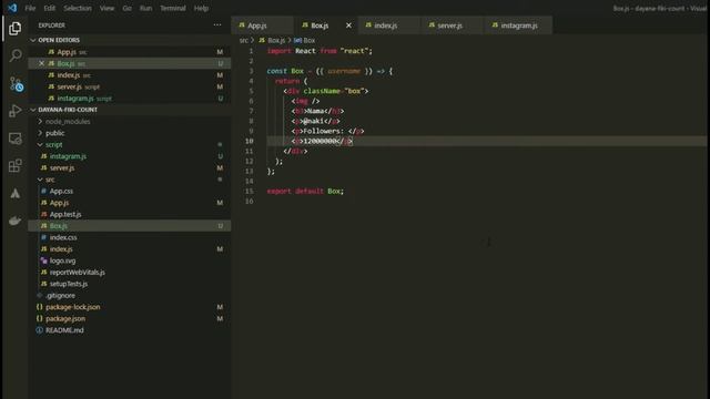 Bikin WEB LIVE COUNT Dayana Fiki pake react + nodejs + puppeteer - TUTORIAL PANJAAANG смотреть онлайн