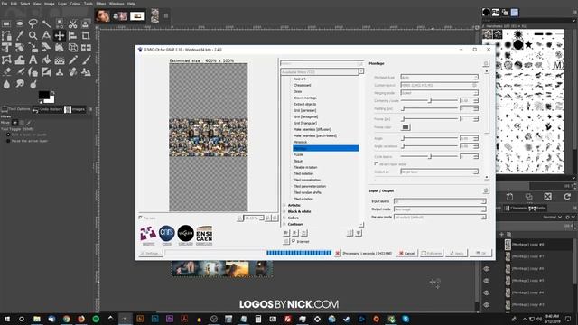 GIMP Tutorial: Photo Mosaic Collage смотреть онлайн