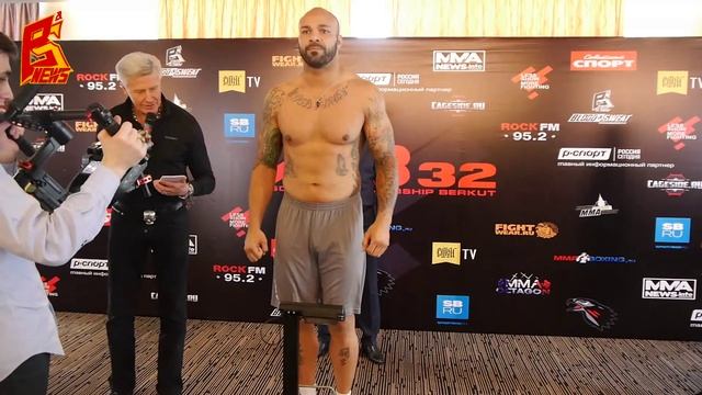 Взвешивание ACB 32 Денис Гольцов - Майк Кайл