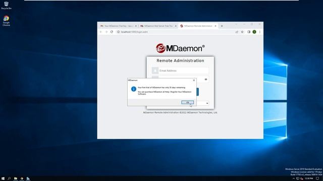 Installing MDaemon Mail Server on Windows Server 2019 смотреть онлайн