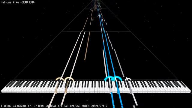 [Mini-Black MIDI] Hatsune Miku no Shoushitsu -DEAD END- | Only My Black Score | 27.4k Notes смотреть онлайн