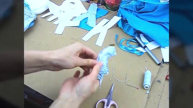DIY Fabric letters (ENG Subtitles) - Speed up #131 смотреть онлайн