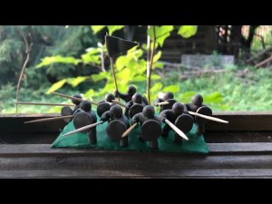 Лепим простых солдатиков из пластилина для игры в войну // How to make easy soldiers from plasticine