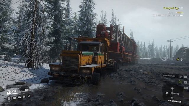 SnowRunner, одиночное прохождение (карьера), #88 Плавучий бур смотреть онлайн