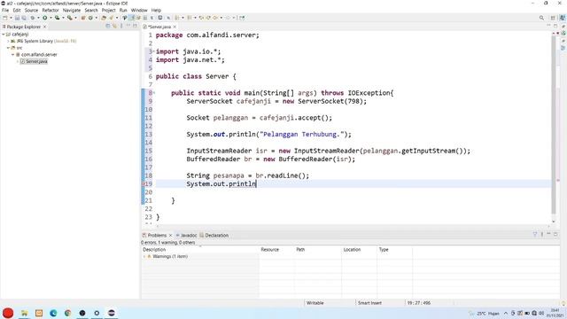SPT Cara Membuat Socket Java(Local Host/127.0.0.1) Menggunakan Eclipse IDE смотреть онлайн
