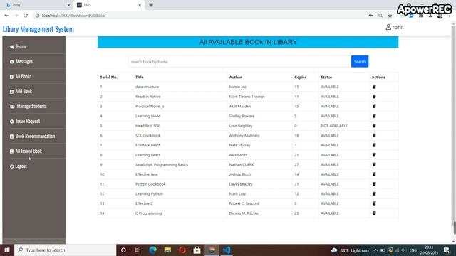 Library Management System(MERN STACK BASE APPLICATION) смотреть онлайн