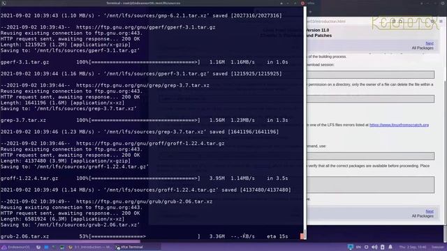 6. LFS Book Chapter 3: Packages & Patches - LFS 11.0 on iMac смотреть онлайн