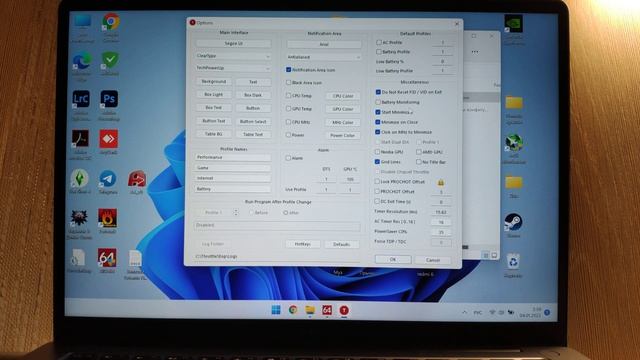 Redmibook PRO 14 (i7-1165g7+mx450) решение проблемы падения частоты и TDP