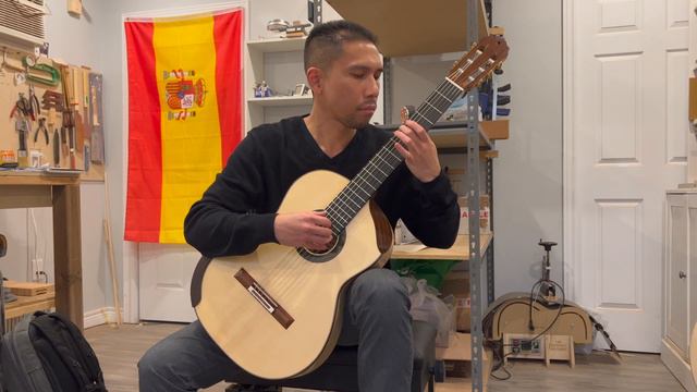 Por Ti Mi Corazon by Manuel M. Ponce // 2022 Evan Kingma Spruce/Maple Classical Guitar смотреть онлайн