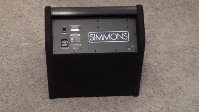 SIMMONS DA50 Electronic Drum Amp OVERVIEW and Very Brief Demo смотреть онлайн