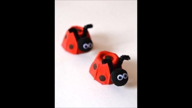 Рукоделие для родителей и воспитателей Поделки из лотков от яиц смотреть онлайн