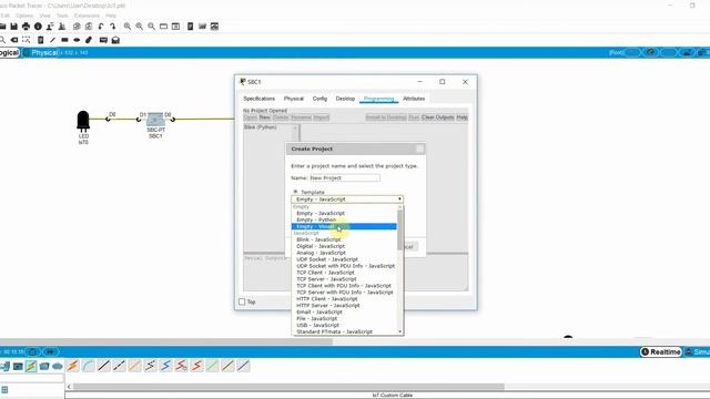 Python program in packet tracer LED ON OFF смотреть онлайн