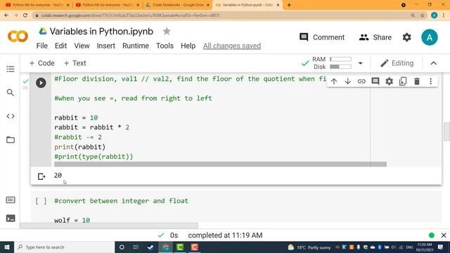 5. Arithmetical Operations in Python | How to Update the Value of a Number Variable смотреть онлайн
