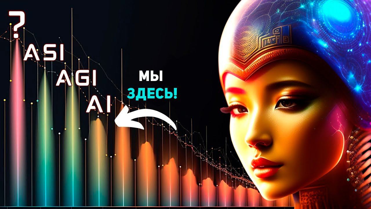 7 стадий искусственного интеллекта (AI, AGI, ASI ... что дальше?) смотреть онлайн