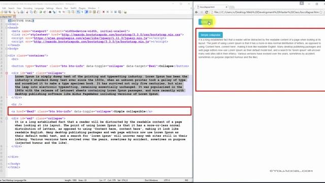 23. Bootstrap Collapsibles смотреть онлайн