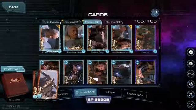 Firefly Online Let's try 6 "5 card packs to open" смотреть онлайн