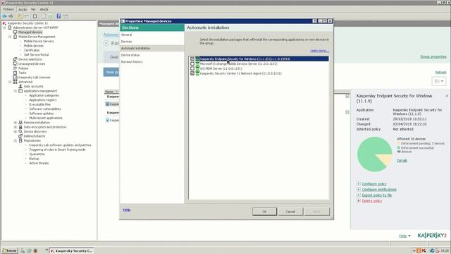 kaspersky security center 11 automatic install client and software смотреть онлайн