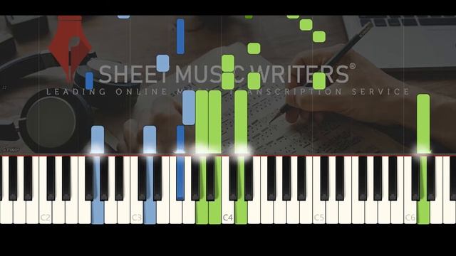Fallout Shelter songs- 4 (Living Quarters Music) Synthesia tutorial and Sheet Music смотреть онлайн