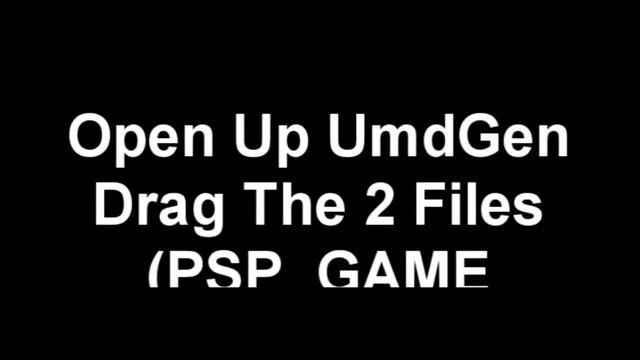 How to compress psp_game and umd_data.bin file into iso or cso смотреть онлайн