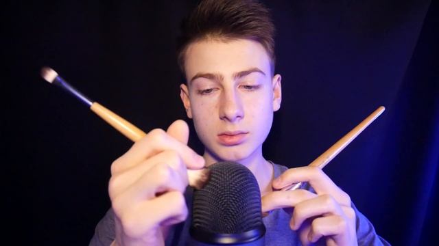 АСМР Кисточки для Сна | Царапанье Микрофона ~ ASMR Brushing for Sleep смотреть онлайн