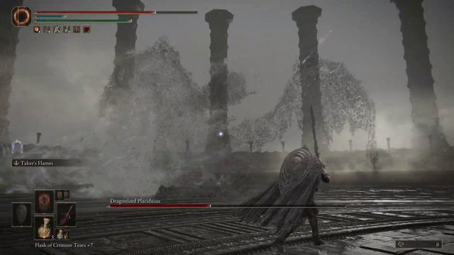 Dragonlord Placidusax Boss Fight - Elden Ring смотреть онлайн