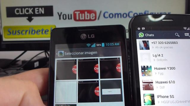 como cambiar foto de whatsapp android LG Optimus L4 comoconfigurar смотреть онлайн