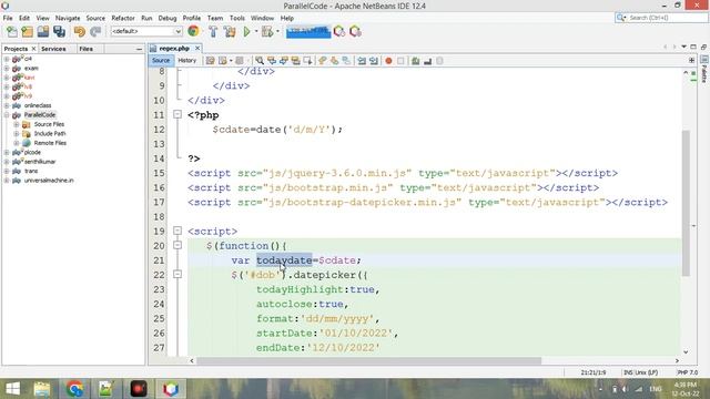 How to set Start date, end date in datepicker tamil | bootstrap datepicker in tamil смотреть онлайн