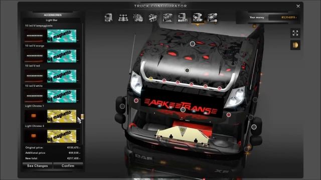 DAF XF Tuning Mod ETS2 (Euro Truck Simulator 2) смотреть онлайн