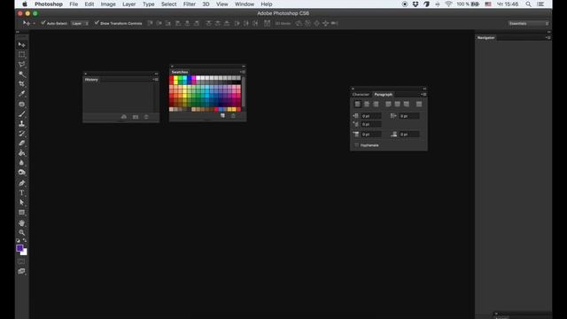 Как настроить рабочую область Photoshop для веб-дизайна смотреть онлайн