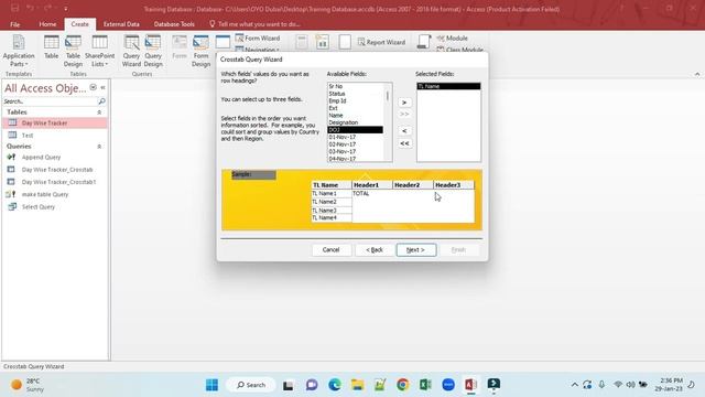 How to Make Pivot Table In MS Access ||Cross tab Query in MS Access смотреть онлайн