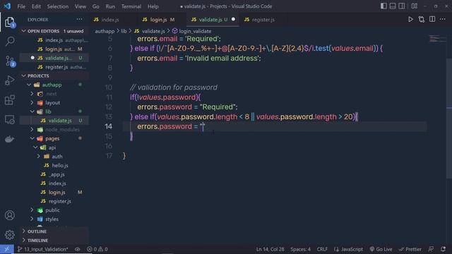 Authentication App with Google & Github Login - Next.js For Beginners [#16] - Validation смотреть онлайн
