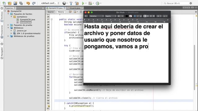 Escribir y leer archivo CSV usando Java смотреть онлайн