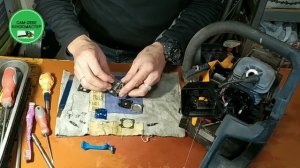 Диагностика и чистка карбюратора на бензопиле "Partner 351 XT".