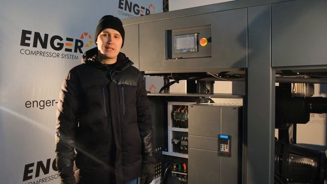 Винтовой компрессор "Enger" HB-160DFE 8 │︎Обзор компрессорного оборудования смотреть онлайн
