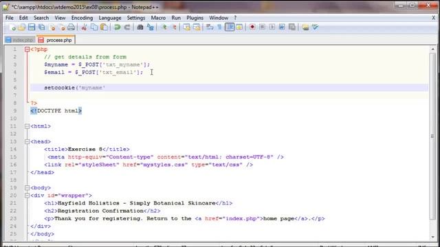 PHP Exercise 8 смотреть онлайн